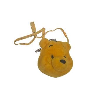 Tokyo Disney Resort Winnie the Pooh Plush Pass Holder Lanyard ID Pouch